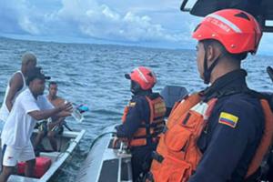 Rescate de cuatro personas en el Golfo de Urabá 