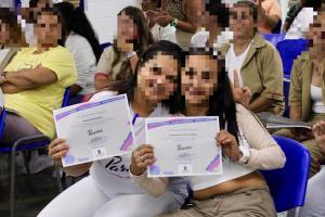 Internas graduadas de la Cárcel de EL Pedregal 