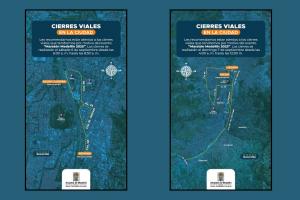 Cierres viales en Medellín