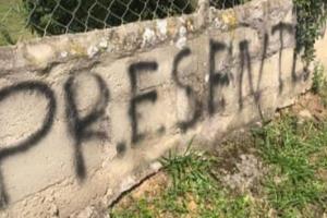Aparición de grafitis del ELN en zona escolar genera preocupación en San Antonio de Prado