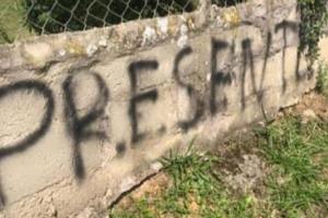 Grafitis del ELN en San Antonio de Prado 