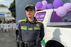 En Apartadó comenzó a rodar la primera "Patrulla Púrpura" con la que buscan atender las mujeres víctimas de violencia de genero