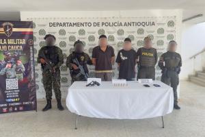 Capturados en el Bajo Cauca antioqueño 
