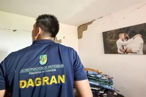 Afectaciones por sismos en Antioquia 