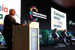 Mandatarios de Antioquia destacaron la capacidad de las empresas para construir país en medio de la crisis política