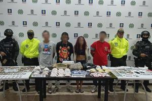 Cayó cabecilla de 'Los Chatas' que movía $17 millones diarios en Bello; tres cómplices capturados con más de 12 kilos de drogas