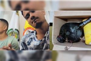 [FOTOS] A prisión hombres que instalaron olla bomba con metralla en la estación de Policía de Amalfi 
