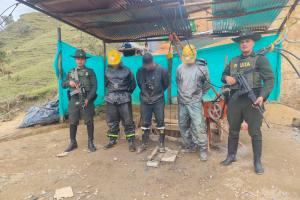 Mina ilegal en Santa Rosa de Osos 