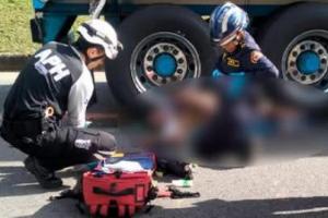 Peatón muere arrollado por tractocamión en la autopista Medellín –Bogotá