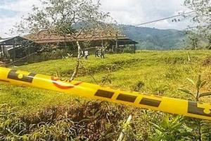 Referencia de homicidio en zona rural