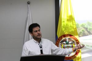 Secretario de seguridad de Medellín, Manuel Villa 