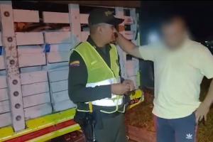 Conductor llevaba 30 paquetes de marihuana en Caldas