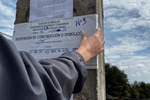 Ordenan frenar 8 obras ilegales y ya suman 42 reportes en 11 hectáreas de suelo forestal en Altavista