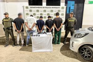 Frustran hurto millonario en Segovia: Capturan a cinco sujetos que viajaron desde Medellín para robar la vivienda de un minero 