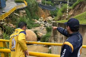 115 llamadas por lluvias en Medellín: Belén y Laureles, las comunas más afectadas y siguen siendo monitoreadas