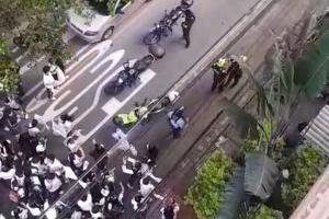 Protesta estudiantil en Copacabana 