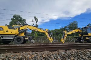 Obras en el Metro de Medellín 