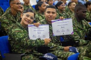 Programa Parceros de Medellín: 147 exsoldados Inician su vida civil