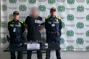 Capturaron a dos personas que pretendían transportar droga en Rionegro