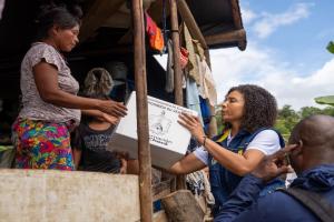 20 toneladas de ayudas humanitarias llegaron al municipio de Bagadó, Chocó