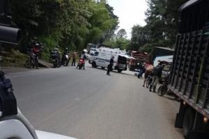 Accidente de tránsito en el el municipio de Cocorná, Antioquia 