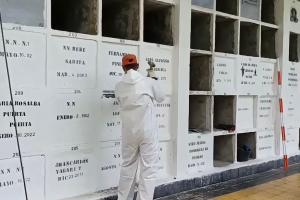 Intervención en el cementerio de Jardín, Antioquia 