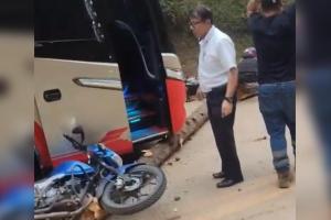 El hecho se registró precisamente en un tramo donde se adelantan obras críticas de estabilidad de taludes.