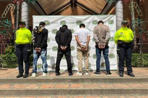 Captura de  integrantes de una red de hurto de motos en Medellíjn 