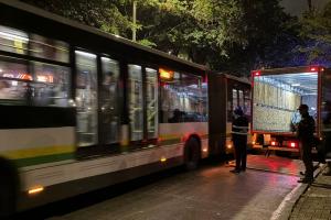Controles en la movilidad de Metroplús en el barrio Manrique y Aranjuez 