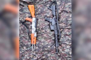 En caletas de Támesis: policía y ejército hallan cuatro fusiles y más de mil cartuchos del Clan del Golfo