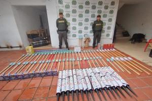 Policía incautó 215 Kilos de pólvora que iban por encomienda en las carreteras de Antioquia 