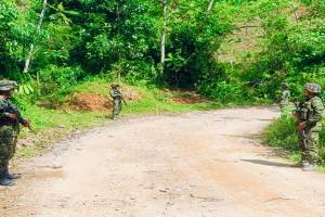 Ejercito acompañó el restablecimiento de energía en zona rural de El Bagre (Antioquia)