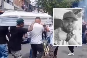 Sepelio Jhonatan Taborda, conductor en la tragedia del Liceo Antioquia