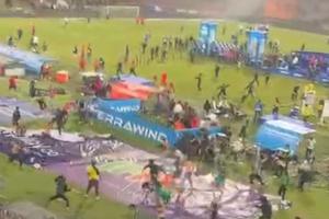 Disturbios en el estadio 