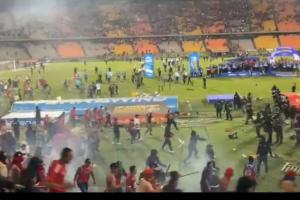 Disturbios entre hinchas de Nacional y Medellín en el Atanasio 