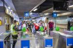 Ingreso estación del Metro de Medellín