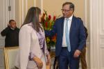 Presidente Gustavo Petro y Luz Adriana Camargo