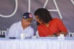 Presidente Gustavo Petro y gobernadora del Chocó, Nubia Carolina Córdoba.