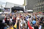 Antioqueños llegaron al centro de Medellín para participar en el evento del presidente Gustavo Petro
