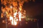 Voraz incendio consumió una carpintería en San Antonio de Prado de Medellín