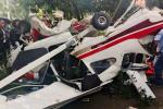 Mujer herida en caída de avioneta en Medellín permanece en estado crítico 