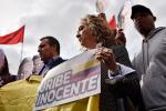 Imagen de archivo. Gran Marcha Nacional convocada por el Centro Democrático en defensa de la democracia y el expresidente Álvaro Uribe