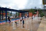 Chorritos de agua en Ditaires, Itagüí