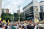 Marcha en apoyo al expresidente Uribe en Medellín