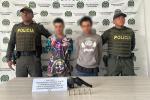 Dos presuntos sicarios fueron capturados mientras esperaban a su víctima en una vivienda de Sonsón