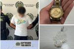 A un turista “gringo” lo bajaron de un reloj Rolex y una a cadena de $200 millones en Medellín
