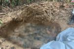 Descubren fosa común con seis cuerpos en un parqueadero de Santa Bárbara, suroeste antioqueño