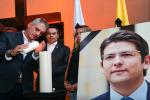 Con una velatón, desde Medellín elevaron una oración por el Senador Miguel Uribe Turbay