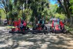 Buggies familiares en el Parque Norte de Medellín
