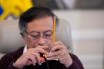 Presidente Gustavo Petro en el consejo de ministros. 
